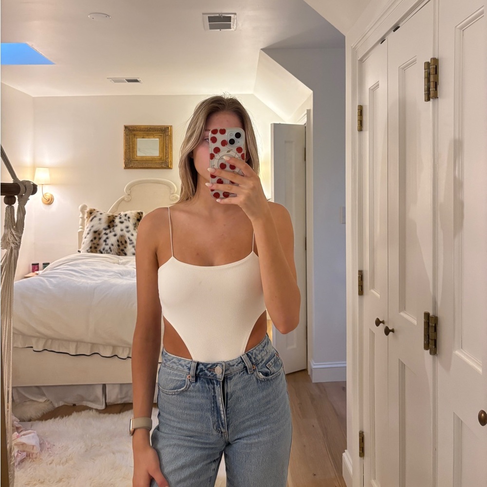Edikted white bodysuit